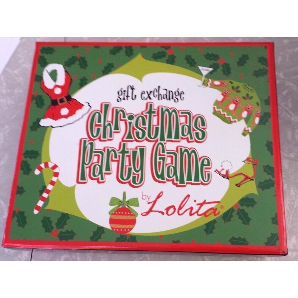 Christmas Grab Gift Lolita Cocktail Party Game Wine CR Gibson New Sealed